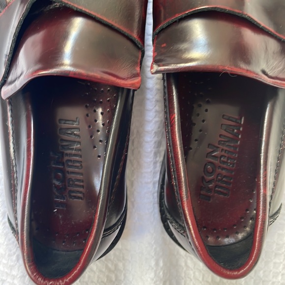 Ikon Original Ladies Selecta Oxblood Retro All Leather Tassel Loafers, Size 36 - Picture 6 of 8